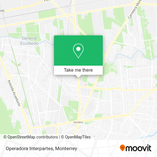 Operadora Interpartes map