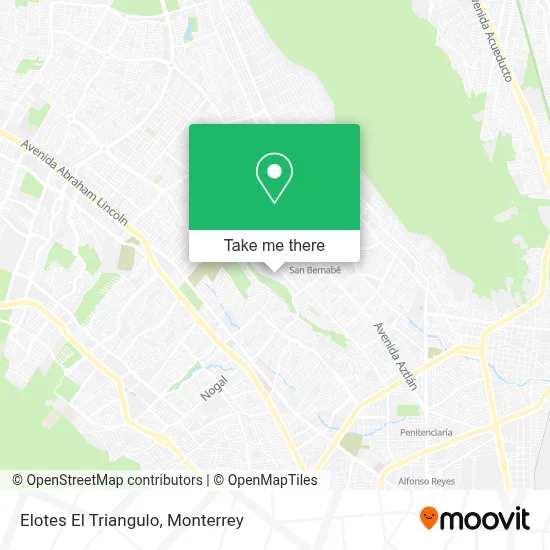 Elotes El Triangulo map