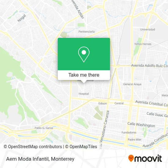 Aem Moda Infantil map