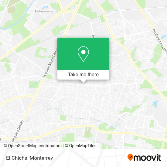 El Chicha map