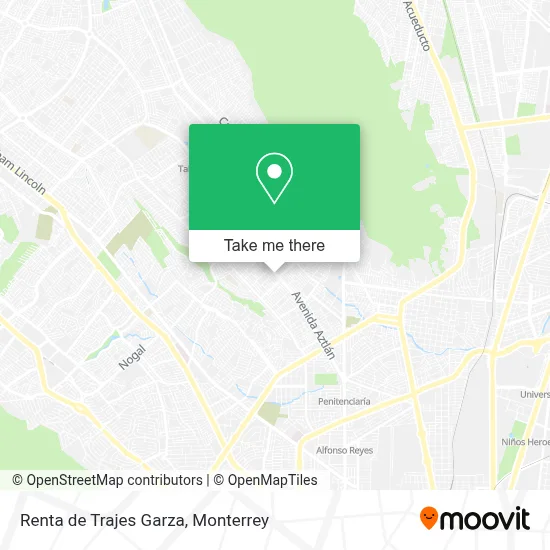 Renta de Trajes Garza map