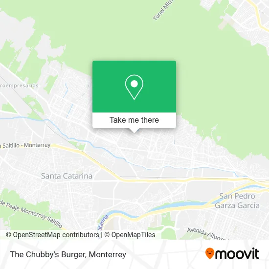 The Chubby's Burger map
