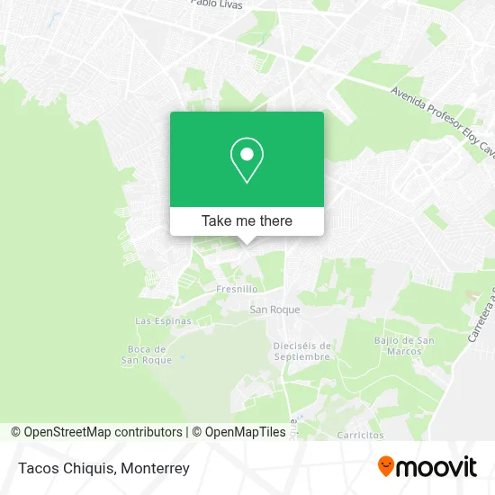 Tacos Chiquis map