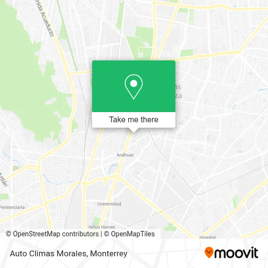 Auto Climas Morales map