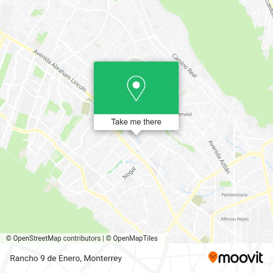 Rancho 9 de Enero map