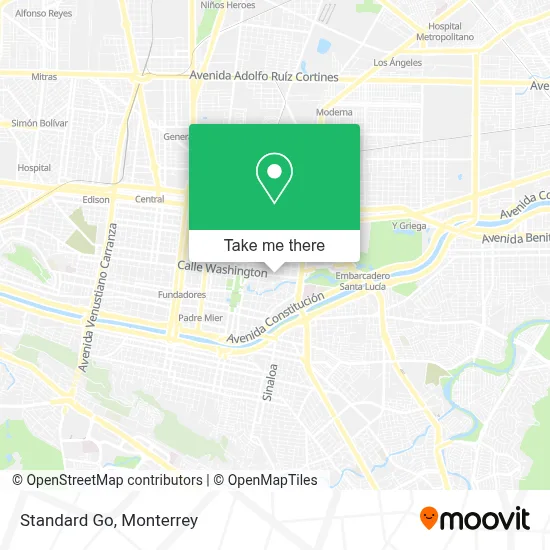 Standard Go map