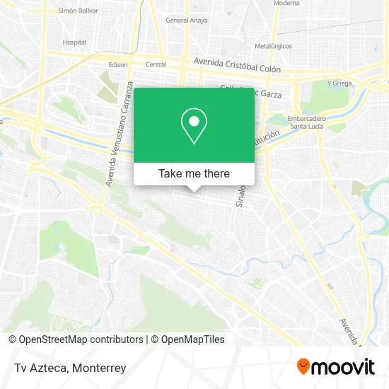Tv Azteca map