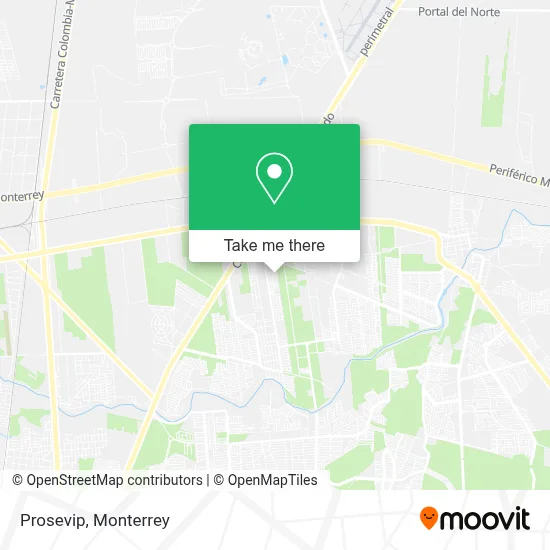 Prosevip map