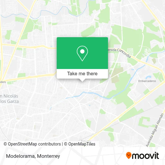 Modelorama map