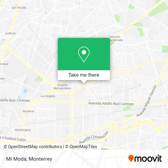 Mi Moda map