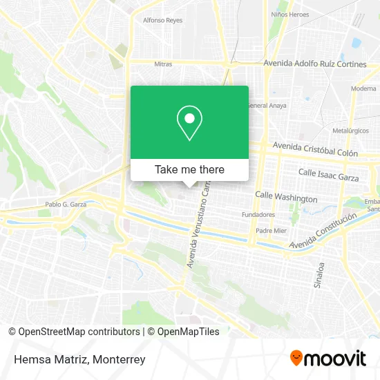 Hemsa Matriz map
