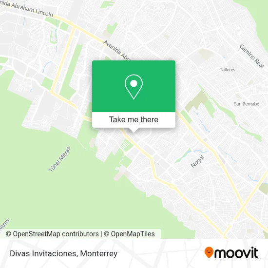 Divas Invitaciones map