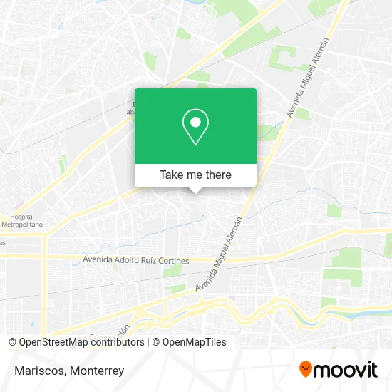 Mariscos map