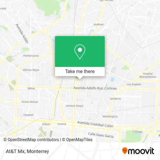 At&T Mx map