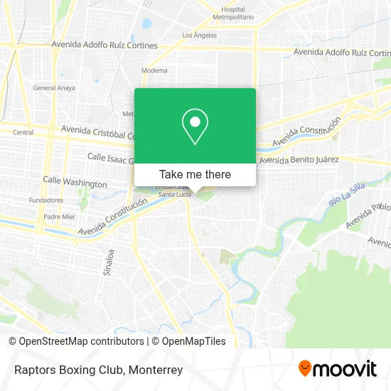 Raptors Boxing Club map