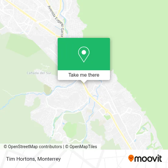 Tim Hortons map