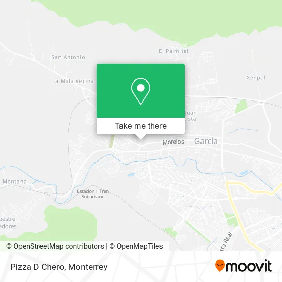 Pizza D Chero map