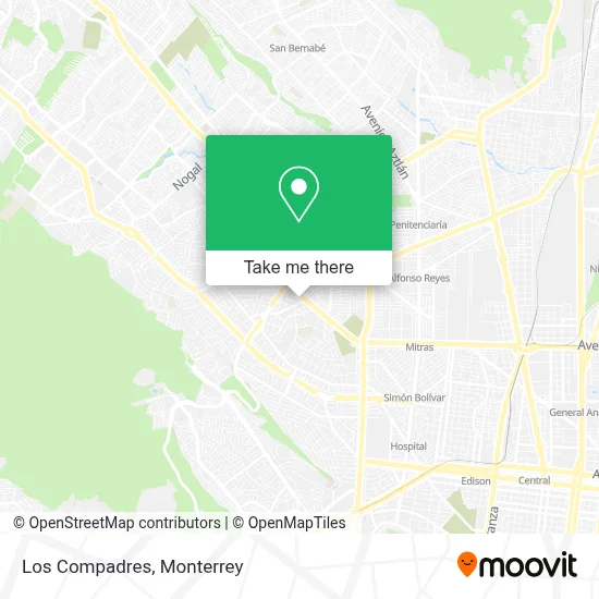 Los Compadres map