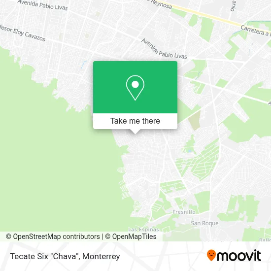 Tecate Six "Chava" map