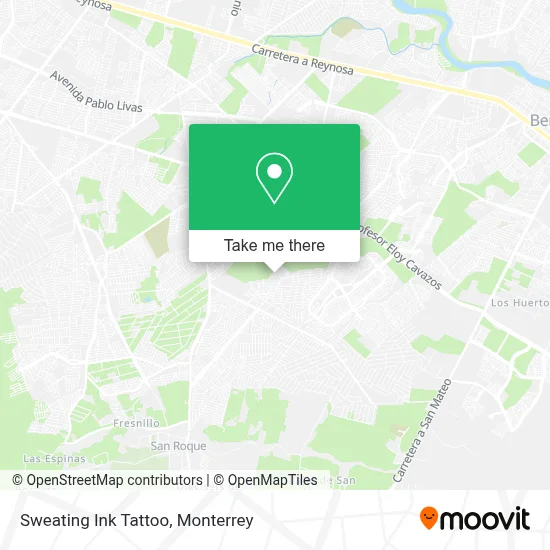 Sweating Ink Tattoo map
