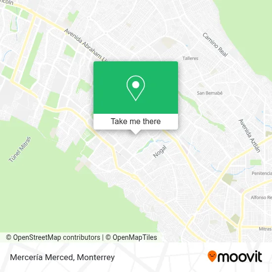 Mercería Merced map