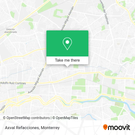 Axval Refacciones map