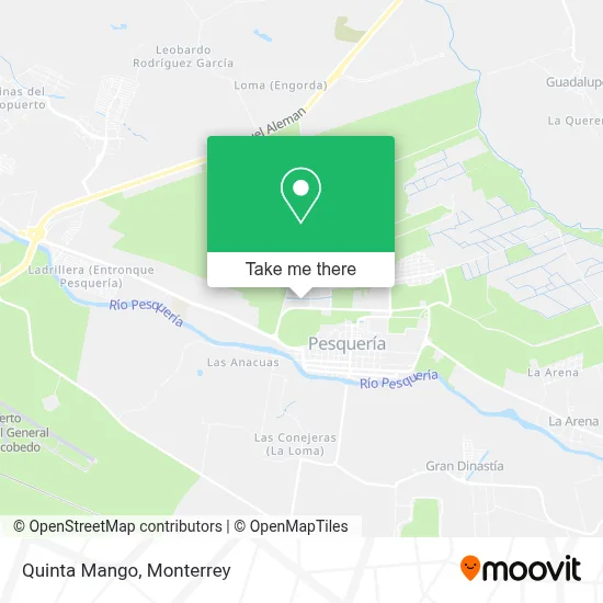 Quinta Mango map
