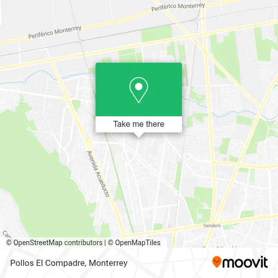 Pollos El Compadre map
