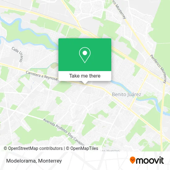 Modelorama map