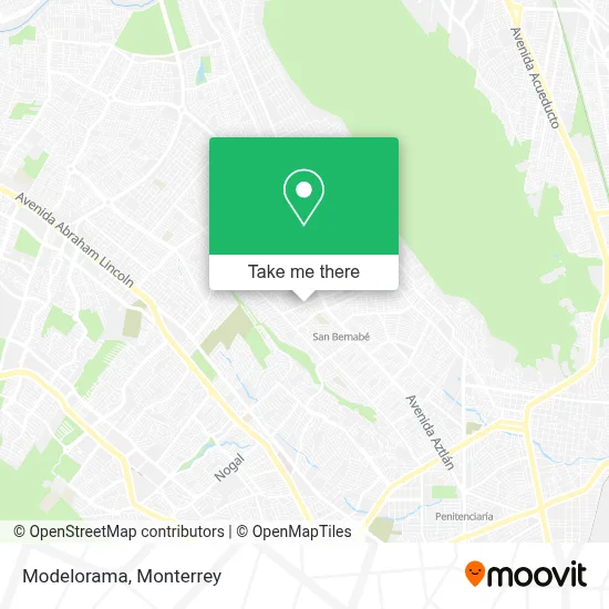 Modelorama map