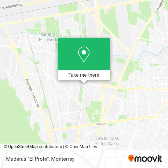 Maderas "El Profe" map