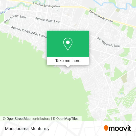 Modelorama map