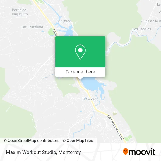 Maxim Workout Studio map