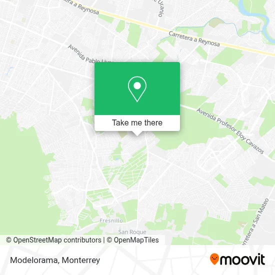 Modelorama map