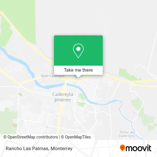 Rancho Las Palmas map