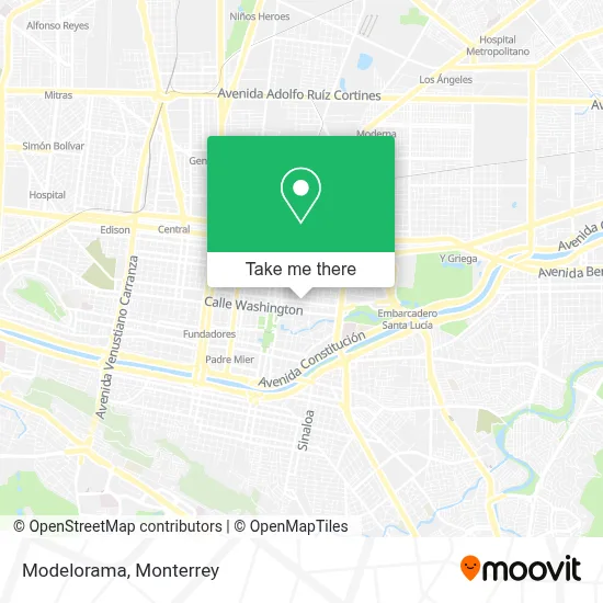 Modelorama map