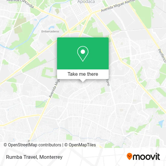 Rumba Travel map