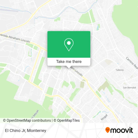 El Chino Jr map