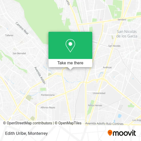Edith Uribe map