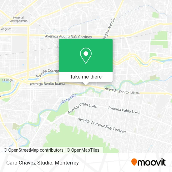 Caro Chávez Studio map