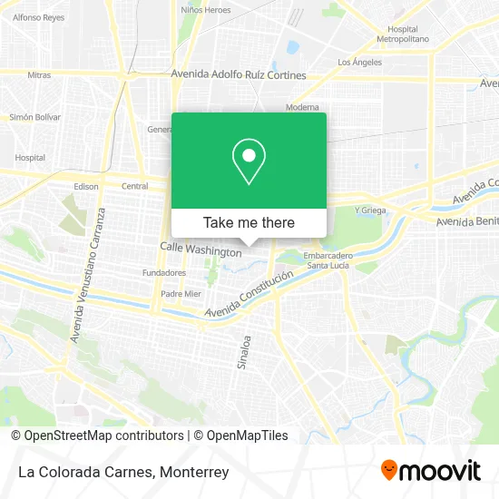 La Colorada Carnes map