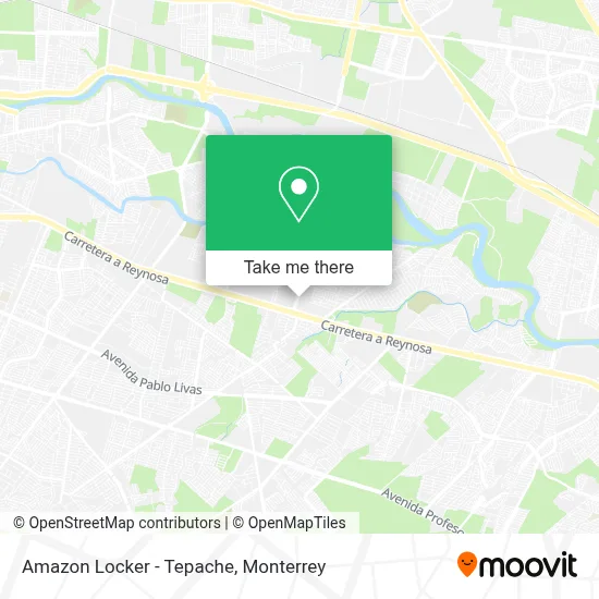Amazon Locker - Tepache map