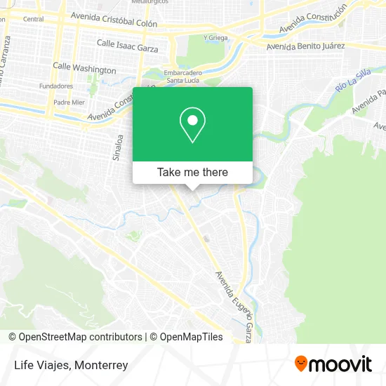 Life Viajes map