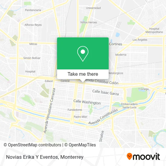 Novias Erika Y Eventos map