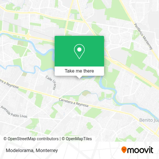 Modelorama map