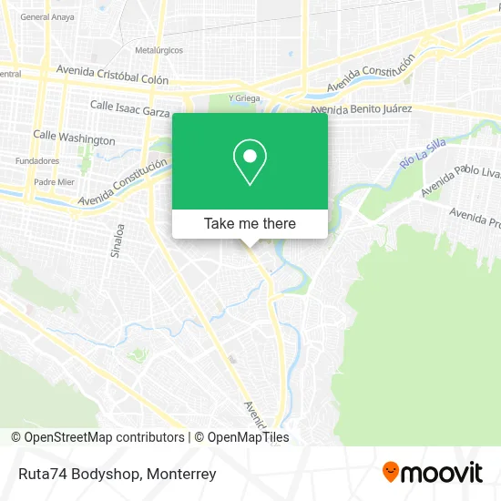 Ruta74 Bodyshop map