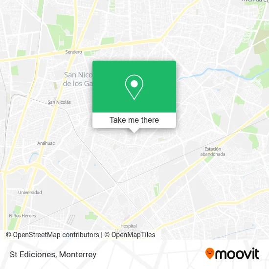 St Ediciones map