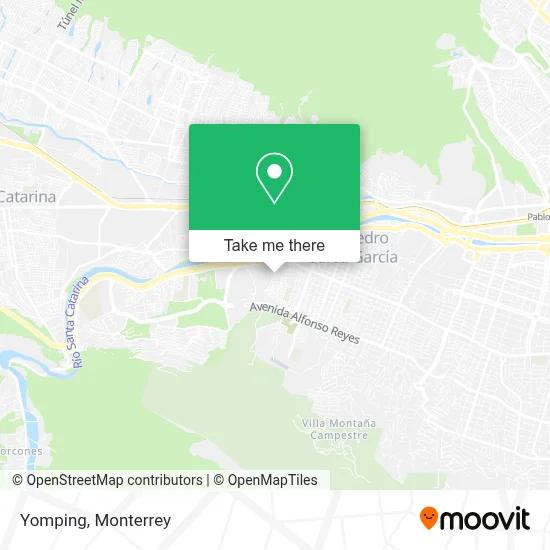 Yomping map