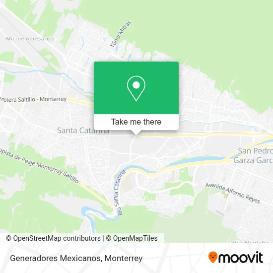Generadores Mexicanos map