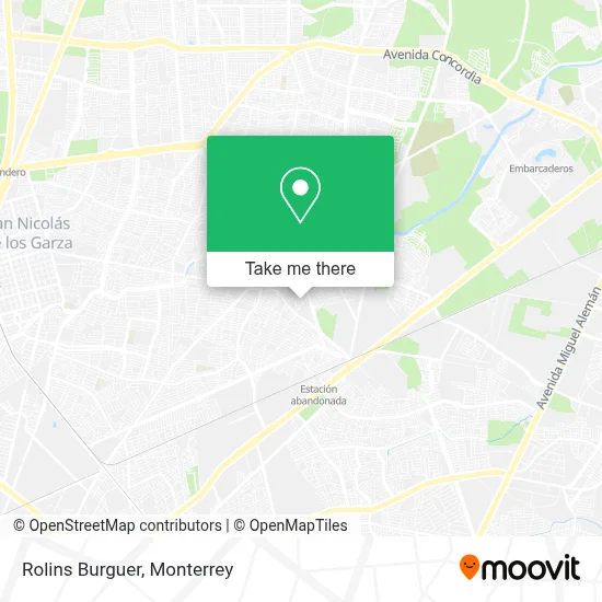 Rolins Burguer map